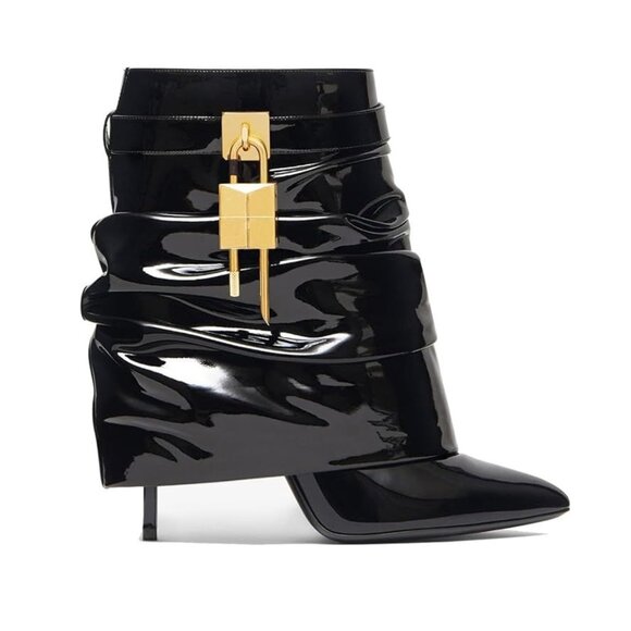 THESHY Women's Fold Over Stiletto Ankle Boots (size 10.5) - Picture 3 of 5